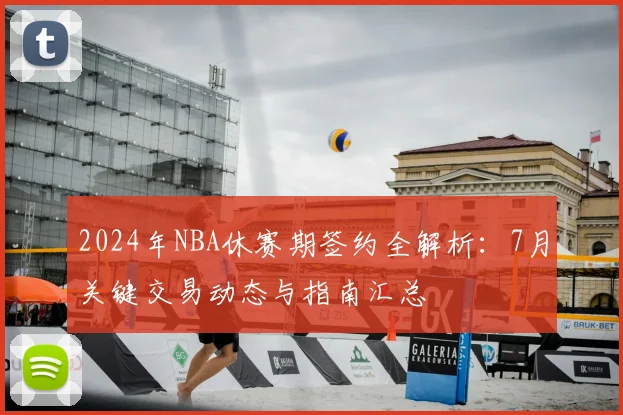 2024年NBA休赛期签约全解析:7月关键交易动态与指南汇总